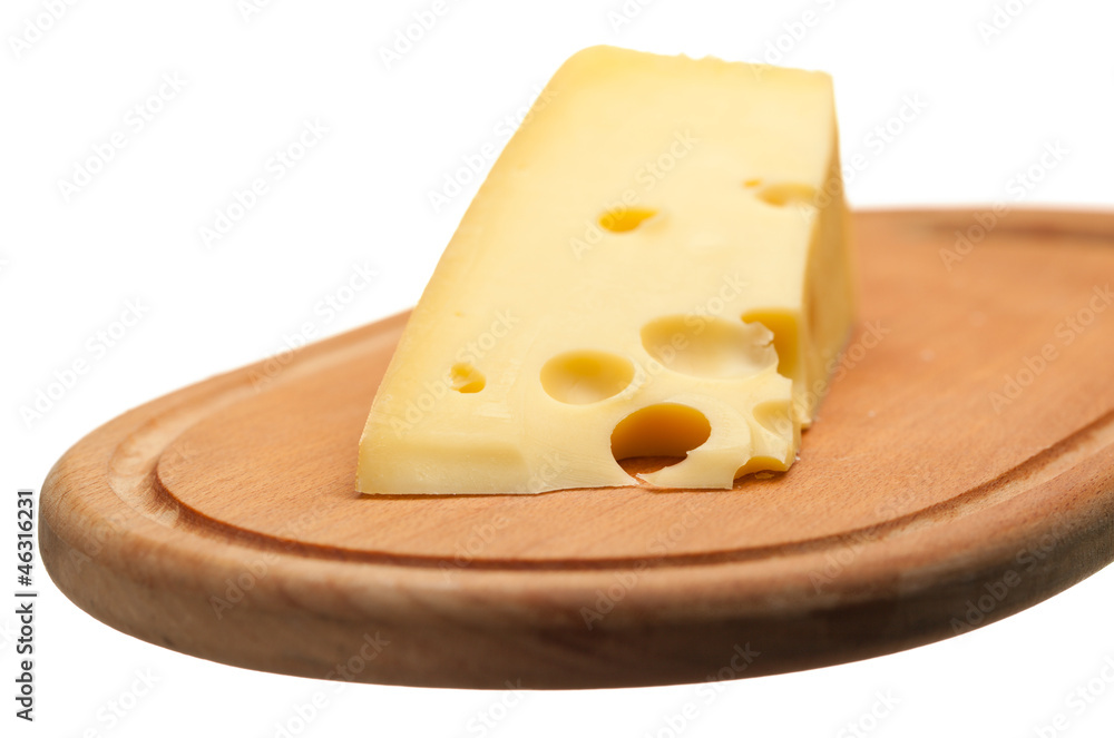 Hard cheese piece