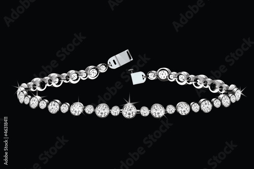 Fotografie, Tablou diamond bracelet