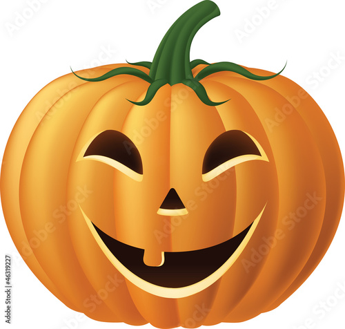 happy jack-o-lantern pumpkin