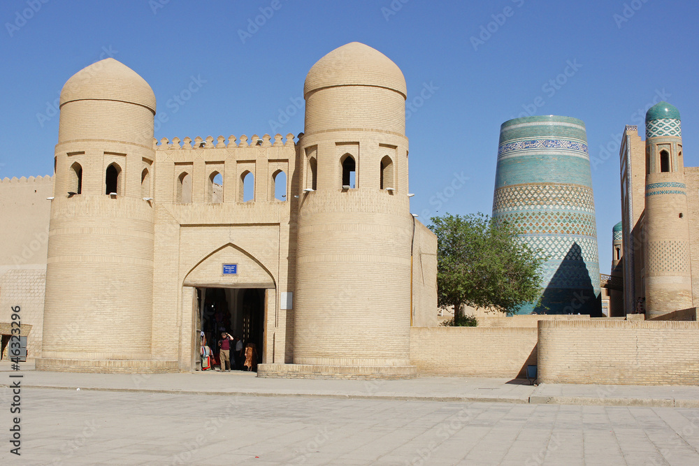 Tor zur Altstadt, Chiwa, Usbekistan