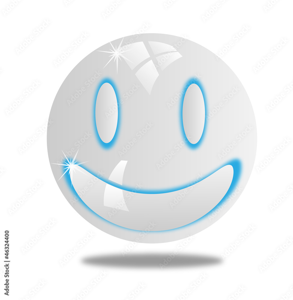 Obraz premium 3d smiling smile