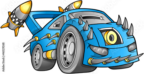 Apocalyptic Car Vehicle Vector