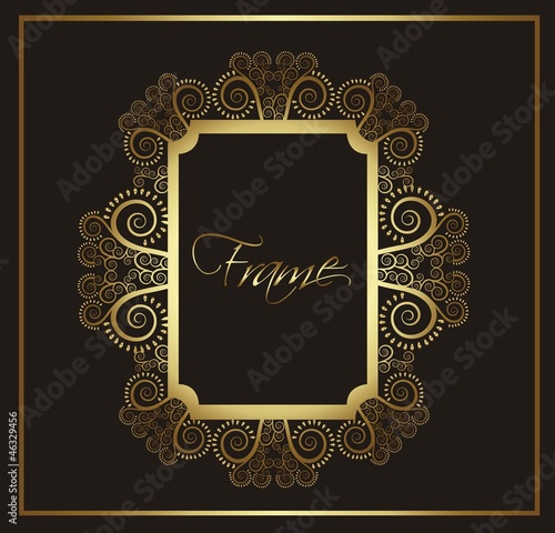 golden frame