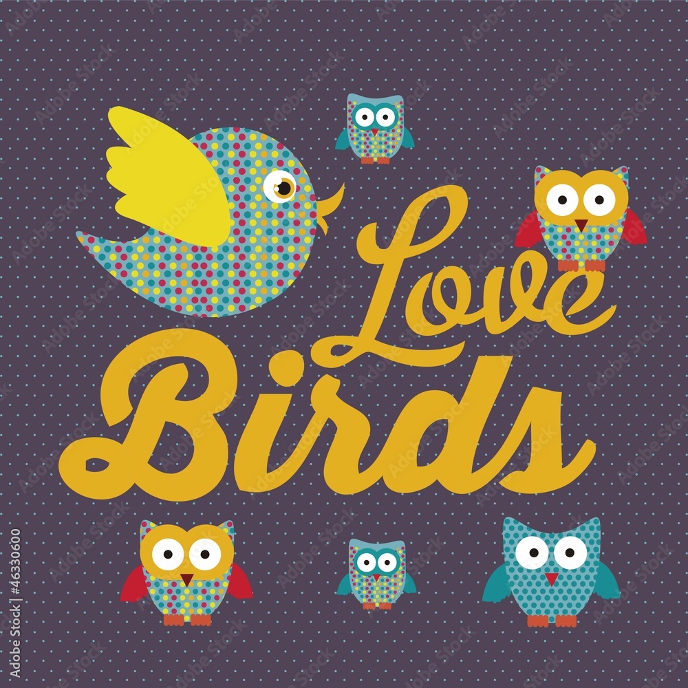 Naklejka premium birds icons