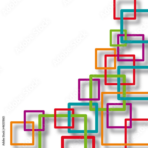 Vector square background