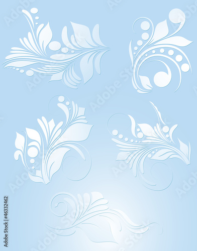 Set of Floral Vector