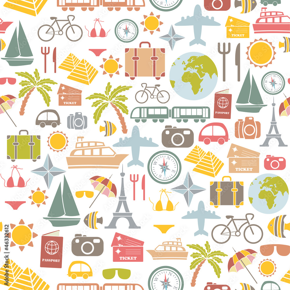 traveling pattern. seamless background traveling pattern. seamless background