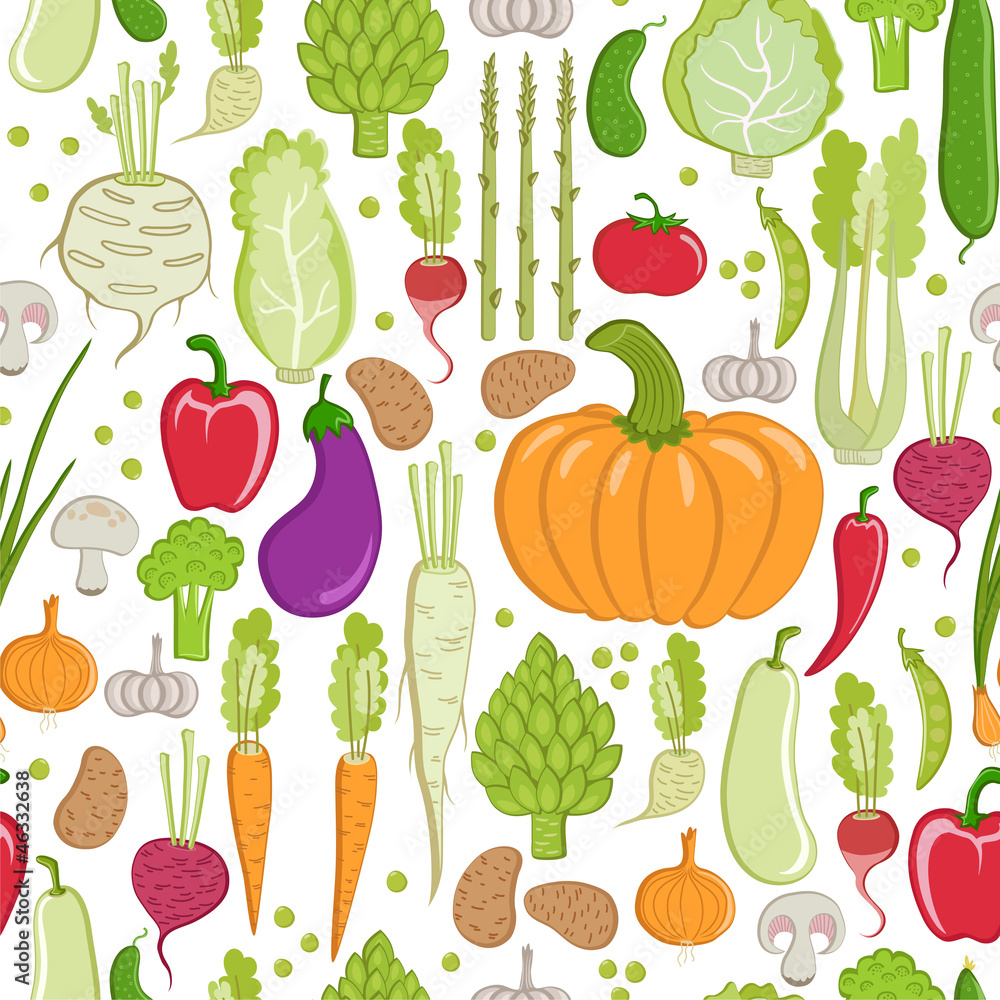 seamless pattern. healthy vegetable seamless pattern. healthy vegetable
