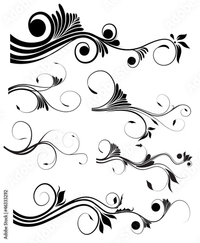 Swirl Flourish Elements