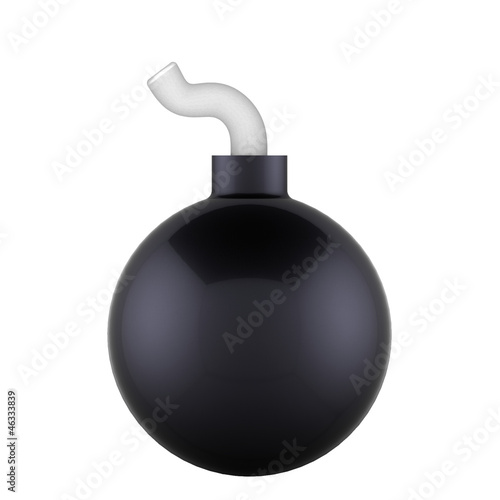 Rounded bomb icon