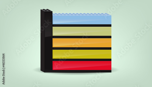Simple graphic presentation template