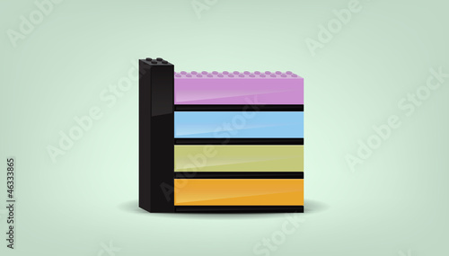 Business graphic presentation diagram