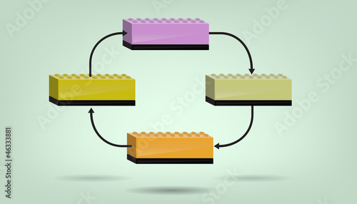Circular graphic presentation structure