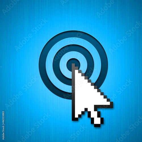 mouse clicking in the bulls-eye