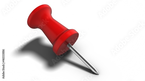 isolated push pin