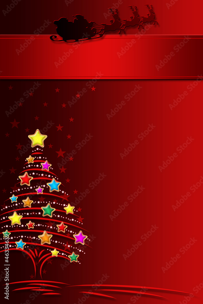 Carte de Vœux Noël Rouge Carte de Vœux Noël Rouge