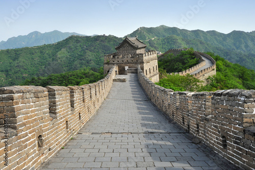 Great Wall of China in Summer (near Beijing)