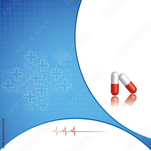 Abstract medical background