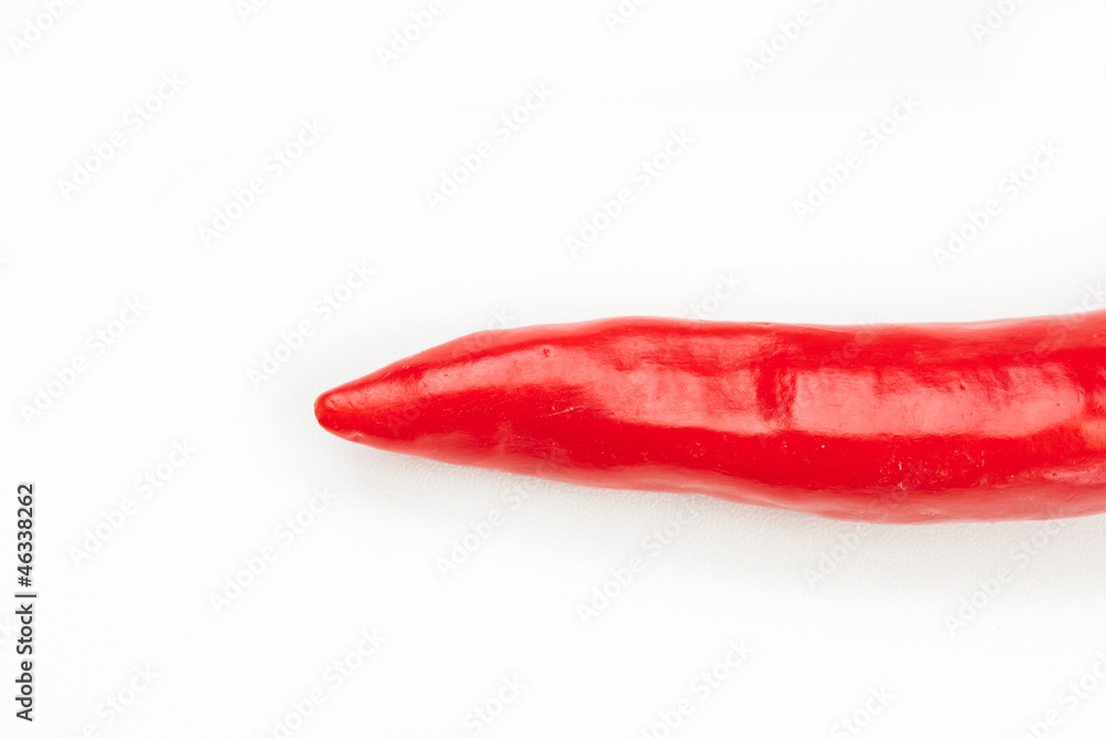 Part of red chili pepper Part of red chili pepper