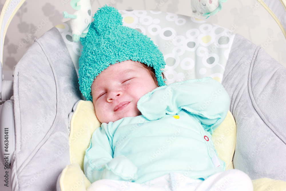 Naklejka premium Newborn baby sleeping