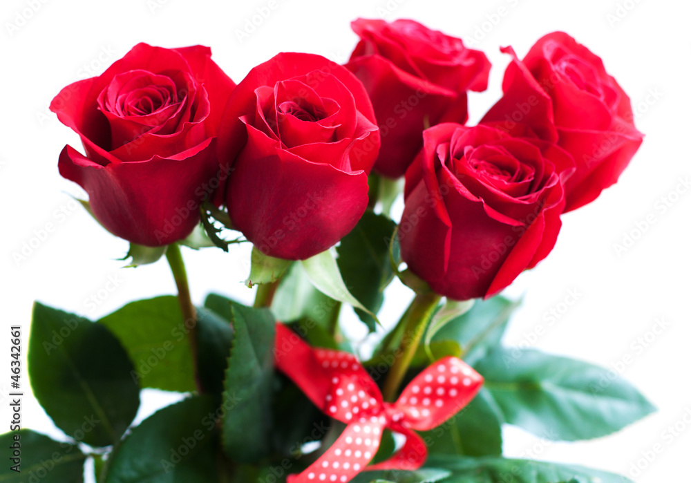 Bouquet of red roses