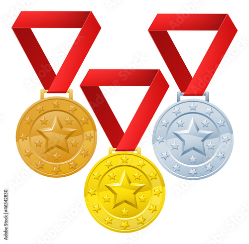 Winners medals