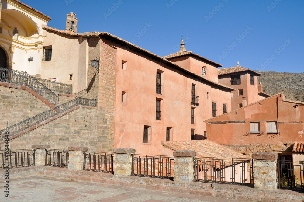 Square in Albarracin, Teruel (Spain)