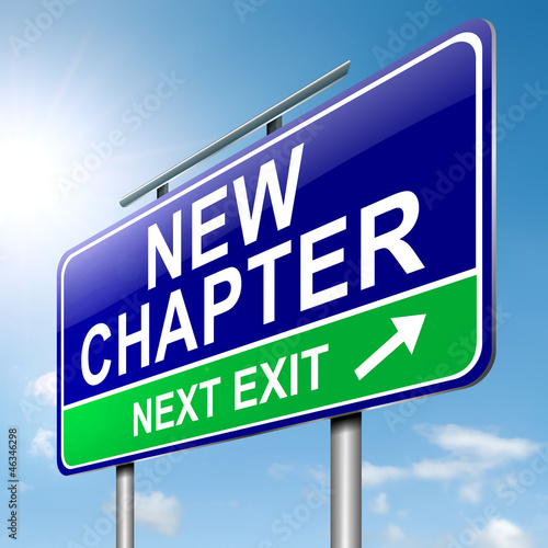 Foto New chapter concept.
