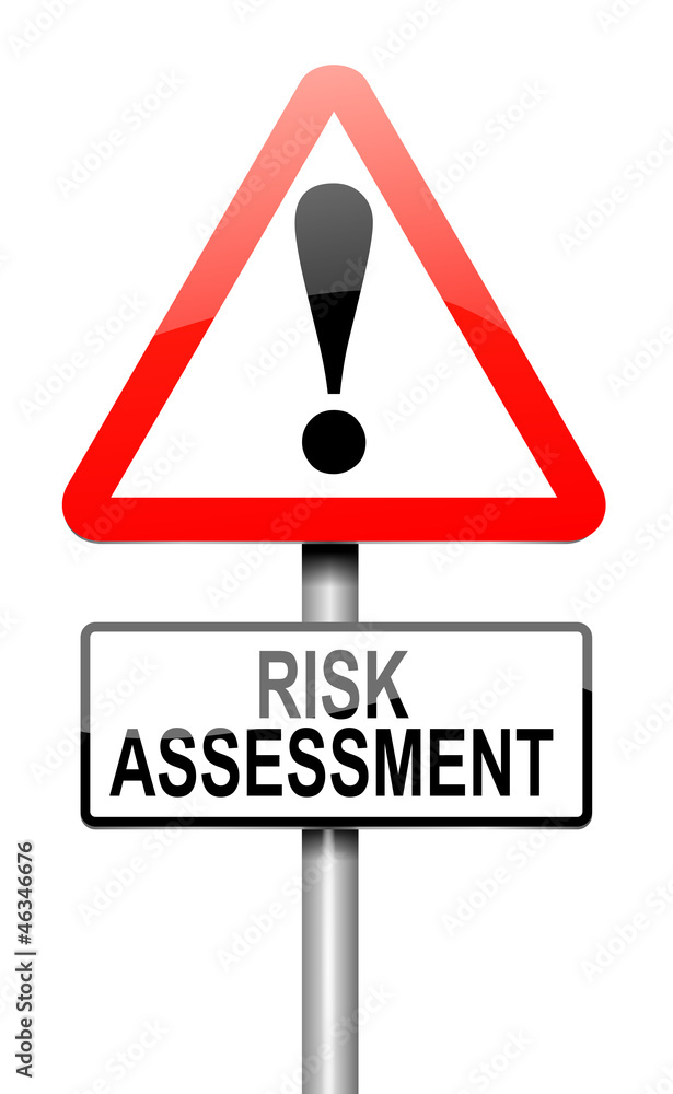 Risk assessment concept.