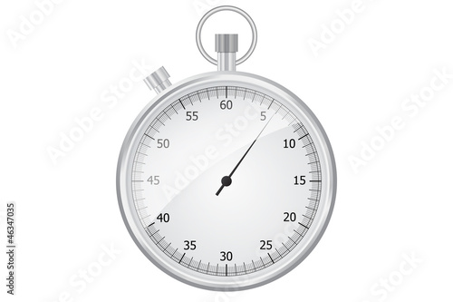 Beautiful stopwatch isolated on a white background