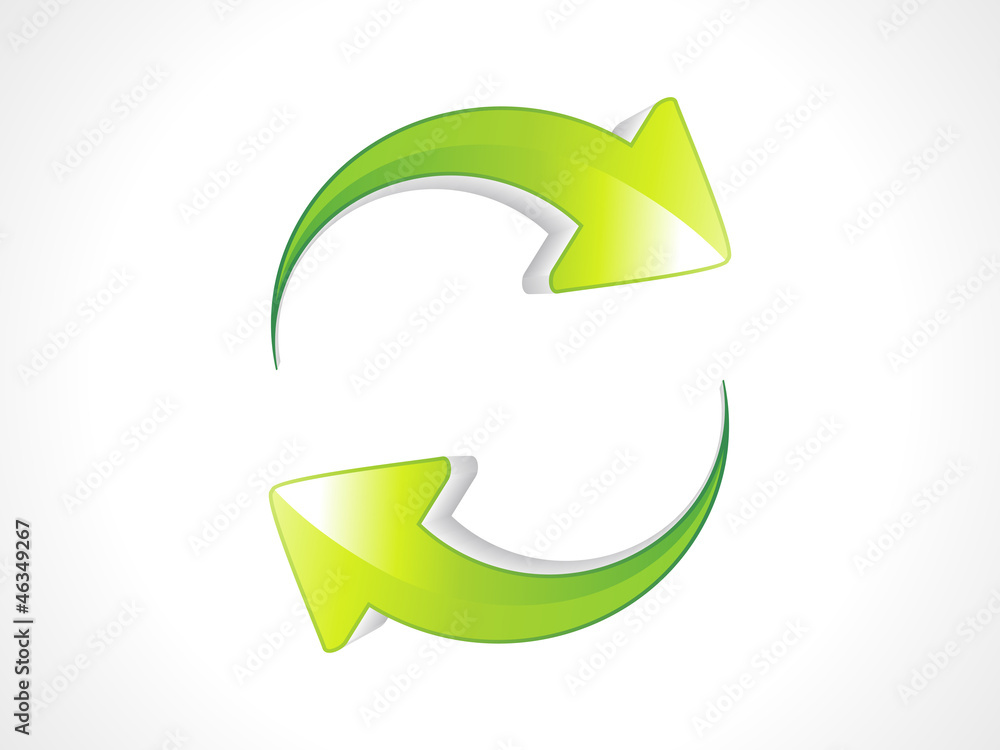 abstract green refresh icon abstract green refresh icon