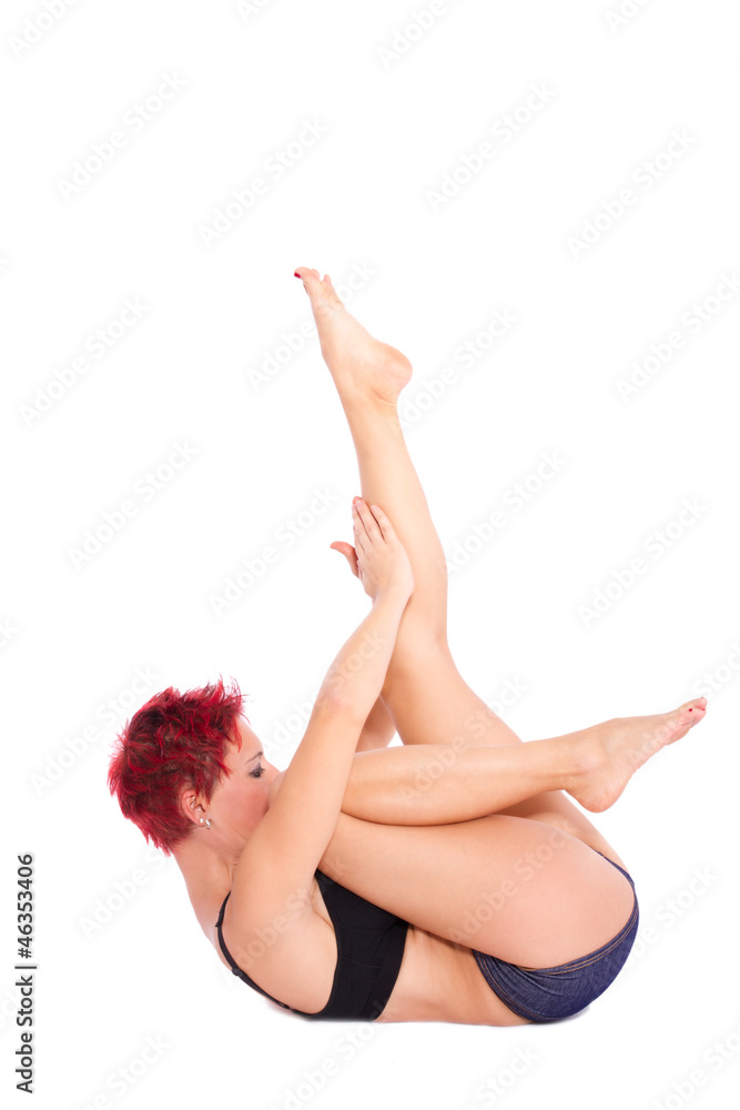 Obraz premium Fitnessübung für Frauen