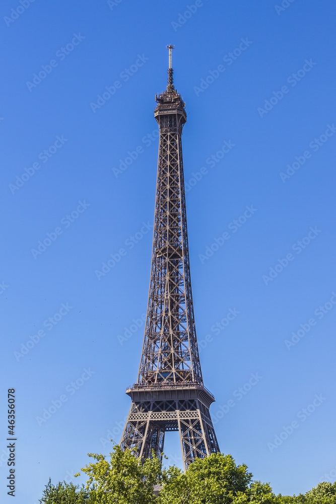 Eiffel Tower (La Tour Eiffel) in Paris, France.