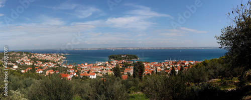 Panorama Blick über die Insel Ugljan Richtung Zadar