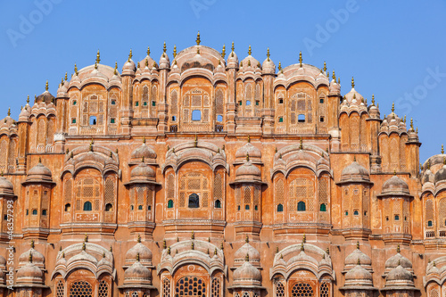 Hawa Mahal, the Palace of Winds in Jaipur, Rajasthan, India.