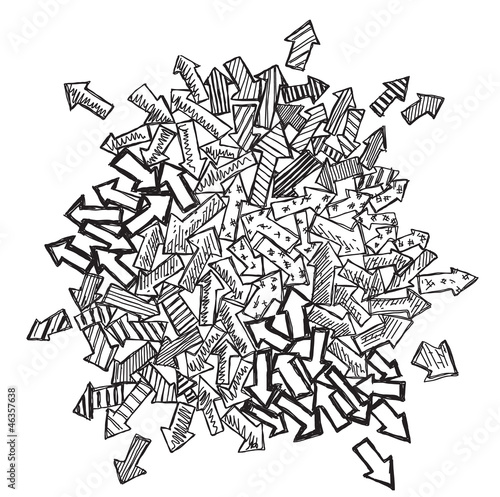 Arrows abstract background