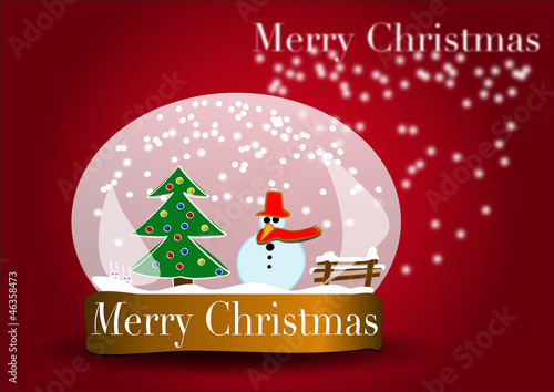 Palla di Natale vector