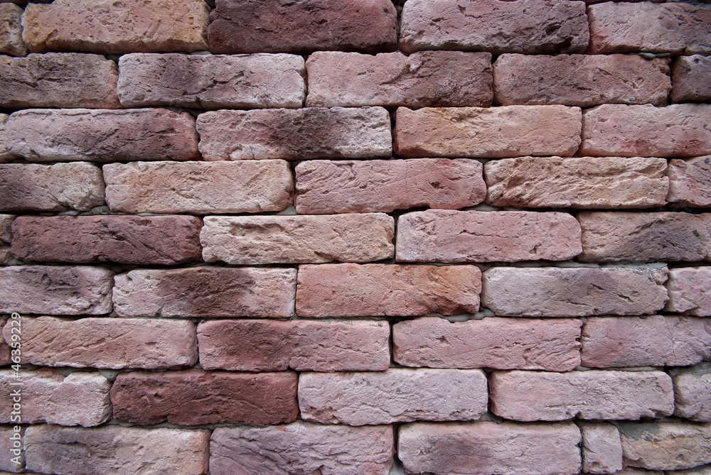 Obraz premium Pink Brick Wall