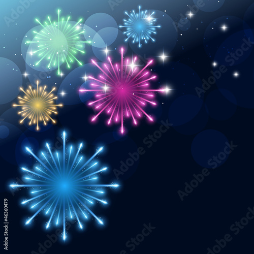 colroful fireworks