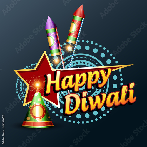 happy diwali illustration