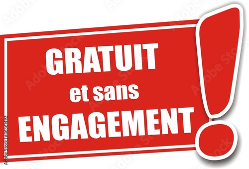 étiquette gratuit et sans engagement