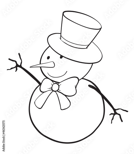 a snowman