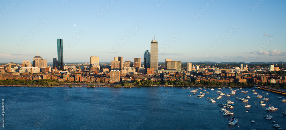 Boston's Back Bay and Cambridge, MA
