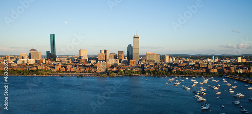 Boston's Back Bay and Cambridge, MA © edan