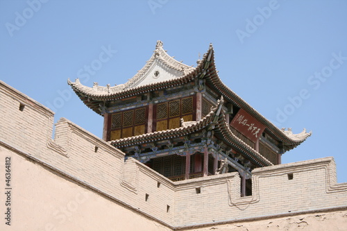 Jia Yu Guan ancient Chinese great wall fort, Gansu China