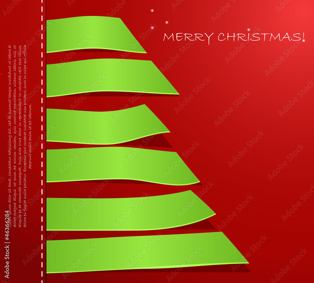 Abstract Christmas tree