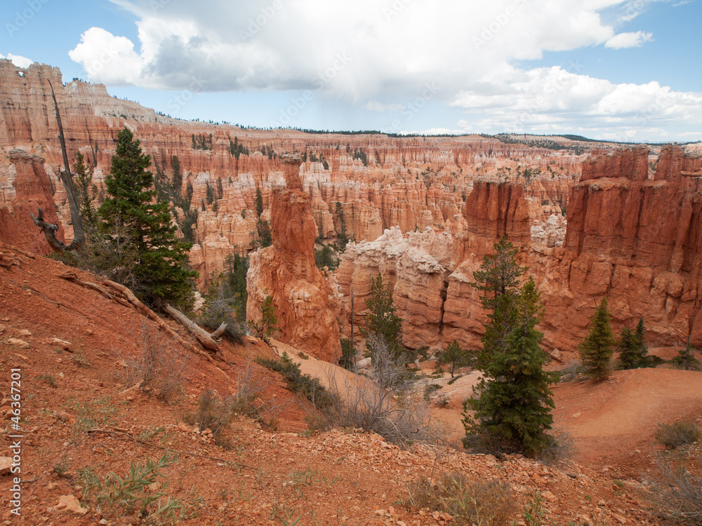 Sentier de randonnée dans Bryce Canyon Sentier de randonnée dans Bryce Canyon