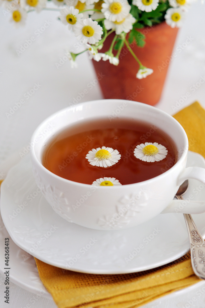 Cup of a chamomile tea Cup of a chamomile tea