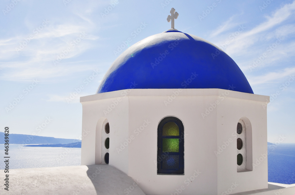 Obraz premium colors of Santorini, Greek series