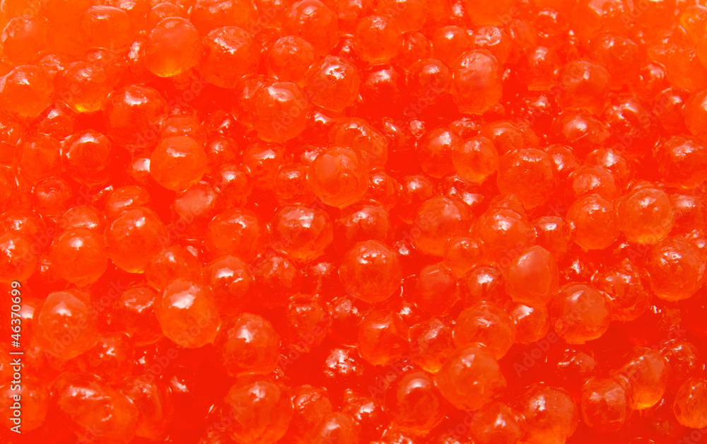Background of red caviar Background of red caviar